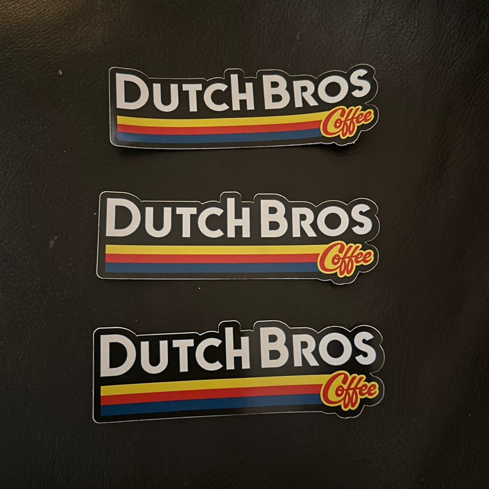 Three Dutch brothers stickers